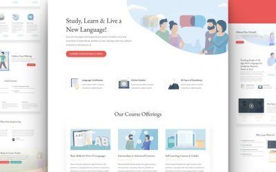 Mejores Temas WordPress para Escuelas de Idiomas y Cursos de Idiomas Online