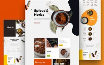 Mejores Plantillas WordPress para Tiendas de Especias, Hierbas, Condimentos e Infusiones