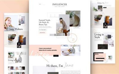 10+ Mejores Plantillas WordPress para Mamás Blogueras, blogs Lifestyle e Influencers