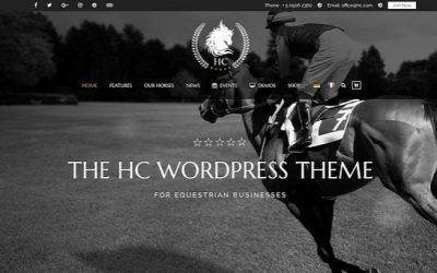 5+ Mejores Temas WordPress Ecuestres para Hípica y Equitación