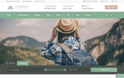 5+ Mejores Temas WordPress para Camping, Campamentos y Acampadas